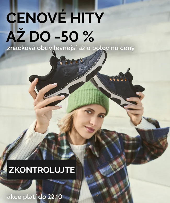 Cenové hity – značková obuv levněji
