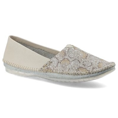 Balerínky MACIEJKA - 01930-81/00-0 Beż/Gad Złoty