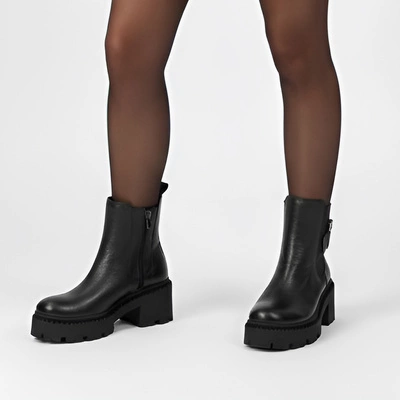 Boty ARMODO - 60490 V.Czarny+Cn.