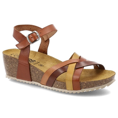 Sandály HEE - 25001 Vaquetilla Cu/Pa/N/Al