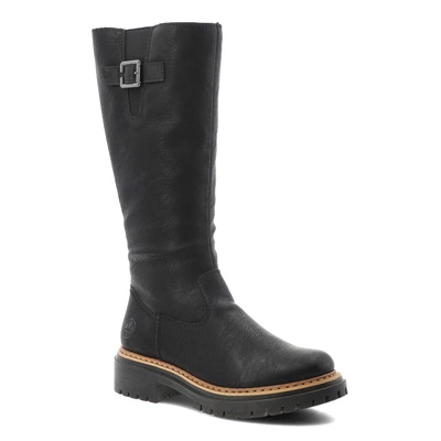 Kozačky RIEKER - 72694-00 Black