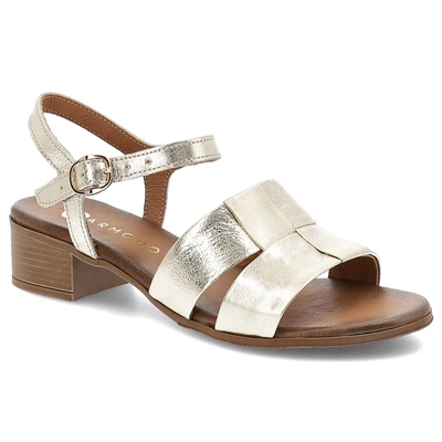 Sandály ARMODO - 40457 Kryształ Złoto