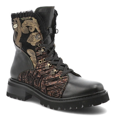 Kotníková Obuv LAURA VITA - Kouleo 16 SL51584D-16A Noir