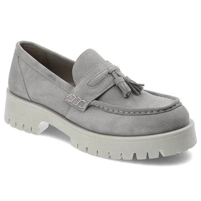 Mokasíny NESSI - 21079 Szary W4