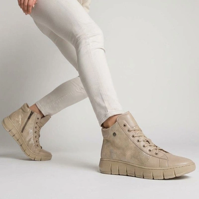 Kotníkové Boty ARMODO - 5-1698-003 Vanilia + Galaxy