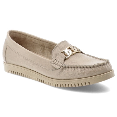 Mokasíny ARMODO - 10183 V.Taupe+Zł.