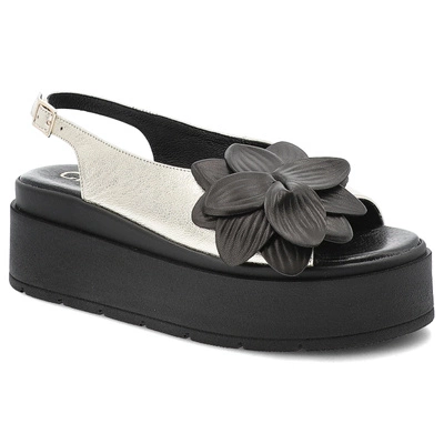 Sandály CHEBELLO - 4645_-046-000-PSK-S370 Złoty/Czarny