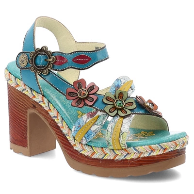 Sandály LAURA VITA - Jacao 32 CX266-32 Turquoise