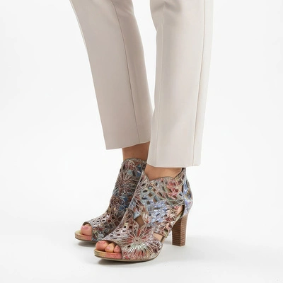 Sandály LAURA VITA - Albane 048 SL316D-4JBS Grenat