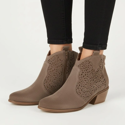 Kotníková Obuv ARMODO - 1130 Almond Welur