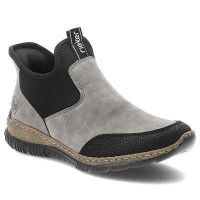 Kotníková Obuv RIEKER - N3280-42 Grey Combination