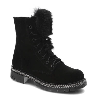 Boty POLLONUS - 5-1438-001 Czarny Welur