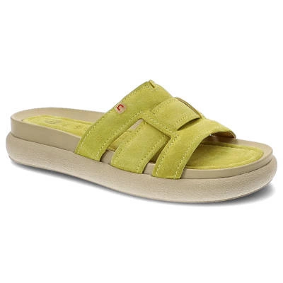 Pantofle NESSI - 22213 Żółty W