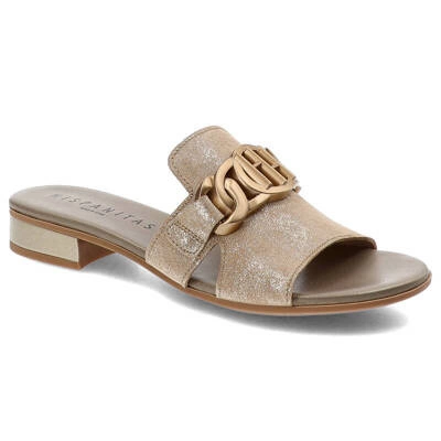 Pantofle HISPANITAS - HV243268 Moonlight-V24 Zlaté