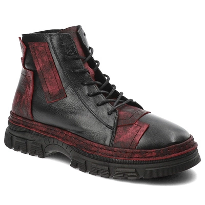 Boty RAVINI - VT20 Black-Red