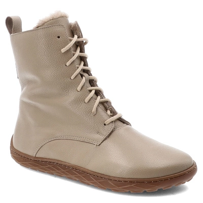 Kotníková Obuv Barefoot WASAK - 0778 Latte Groszek