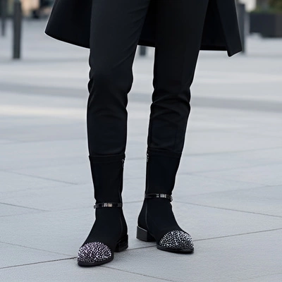 Kotníková Obuv S.BARSKI - MR52-165 Black