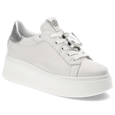 Tenisky CARINII - B9498 Bílé