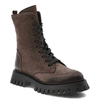 Kotníková Obuv KARINO - 5637/015-F Jasny Brąz/Nubuk