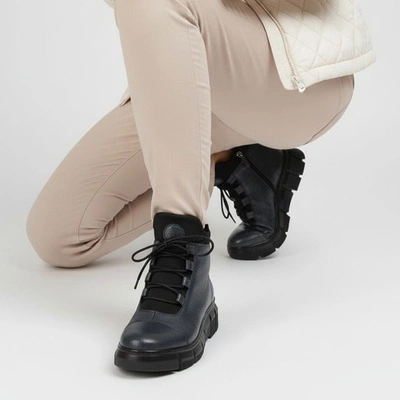 Boty ARMODO - 1519 Granatowy 3113