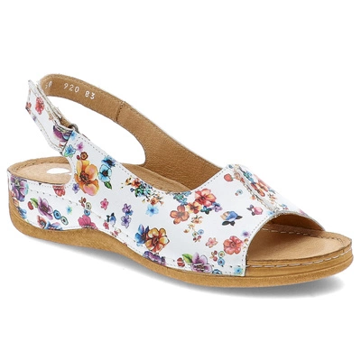 Sandály ARMODO - 5-0920-083 Kwiaty Fl.881