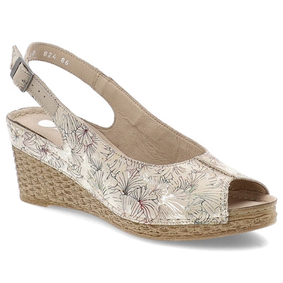 Sandály ARMODO - 5-0824-086 Kwiaty Fl.893