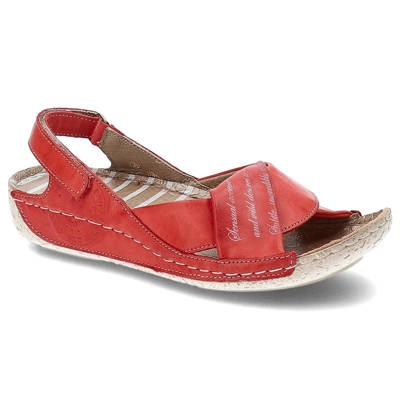 Sandály CARINII - B1122_-875-000-000-673 Madonna Amarant