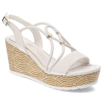 Sandály MARCO TOZZI - 2-28349-42 100 Bílé