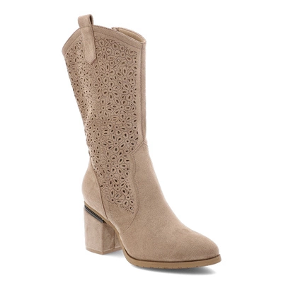 Kozačky S.BARSKI - HY51-238 Beige