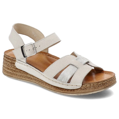 Sandály WASAK - 0719 Bílé