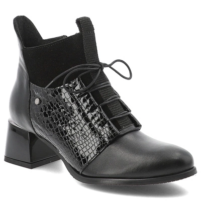 Kotníková Obuv ARMODO - 60503 S.Czarny+Matrix+W