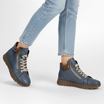 Kotníková Obuv RIEKER - N1305-14 Blue