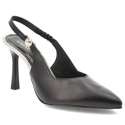 Sandály KARINO - 5445/076-P Czarny/Lico