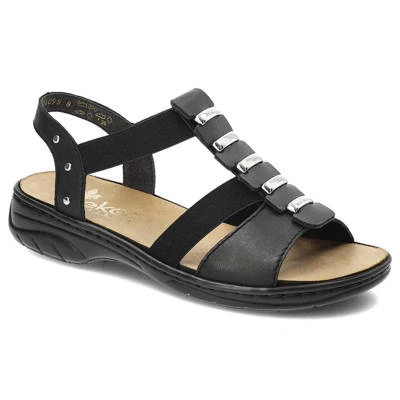 Sandály RIEKER - 64580-00 Black