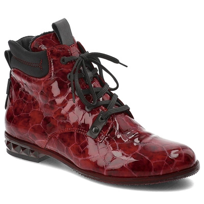 Kotníkové Boty ARMODO - 7003A Rot/Schwarz