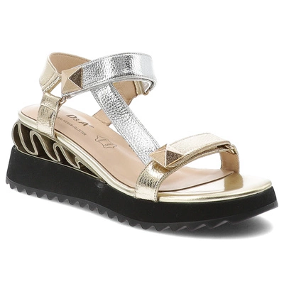 Sandály S.BARSKI - CR51-135 Gold/Silver