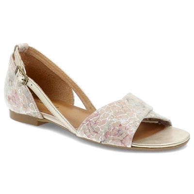 Sandály MACIEJKA - 04614-22/00-5 Beż Kwiatki