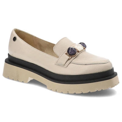 Polobotky BLU - 200/8/07 Beż G