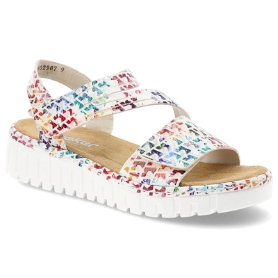 Sandály RIEKER - V1364-90 Multi