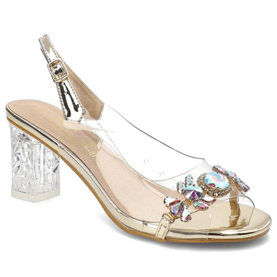 Sandály S.BARSKI - MR38-444 Zlaté