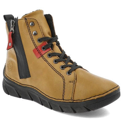 Kotníková Obuv RIEKER - 55024-68 Yellow