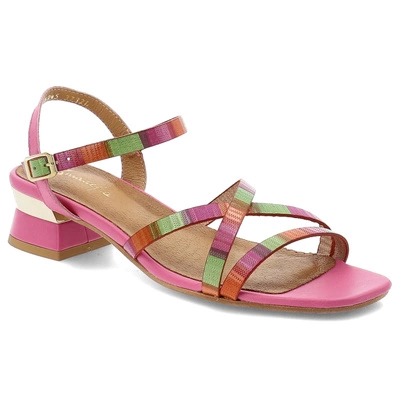 Sandały MACIEJKA - 06945-15/00-1 Róż Multi