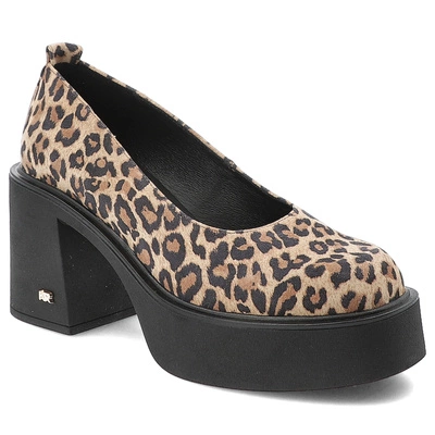 Polobotky KARINO - 5036/043-P Leopard/Lico