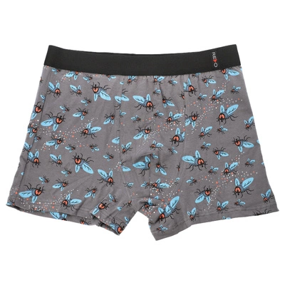 Boxerky Shorts REDO - 1BE-827 Grey
