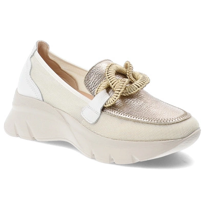 Polobotky HISPANITAS - HV254050 Mesh-V25 White Boleromet-V25 Cava