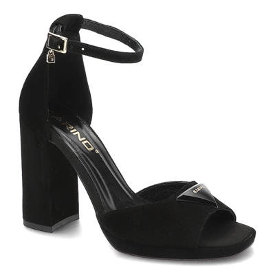 Sandály KARINO - 4214/003-P Czarny/Welur