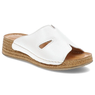 Pantofle WASAK - 0755 Perłowy