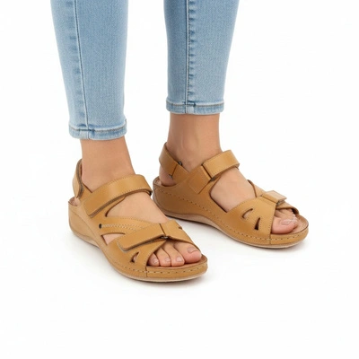 Sandály POLLONUS - 5-0773-044 Żółty