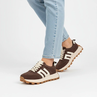 Tenisky FILIPPO - DP6743/26 D BR Ciemny Brązowy