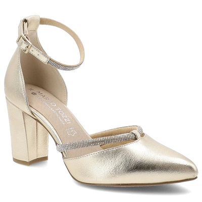 Sandály MARCO TOZZI - 2-82404-42 940 Gold
